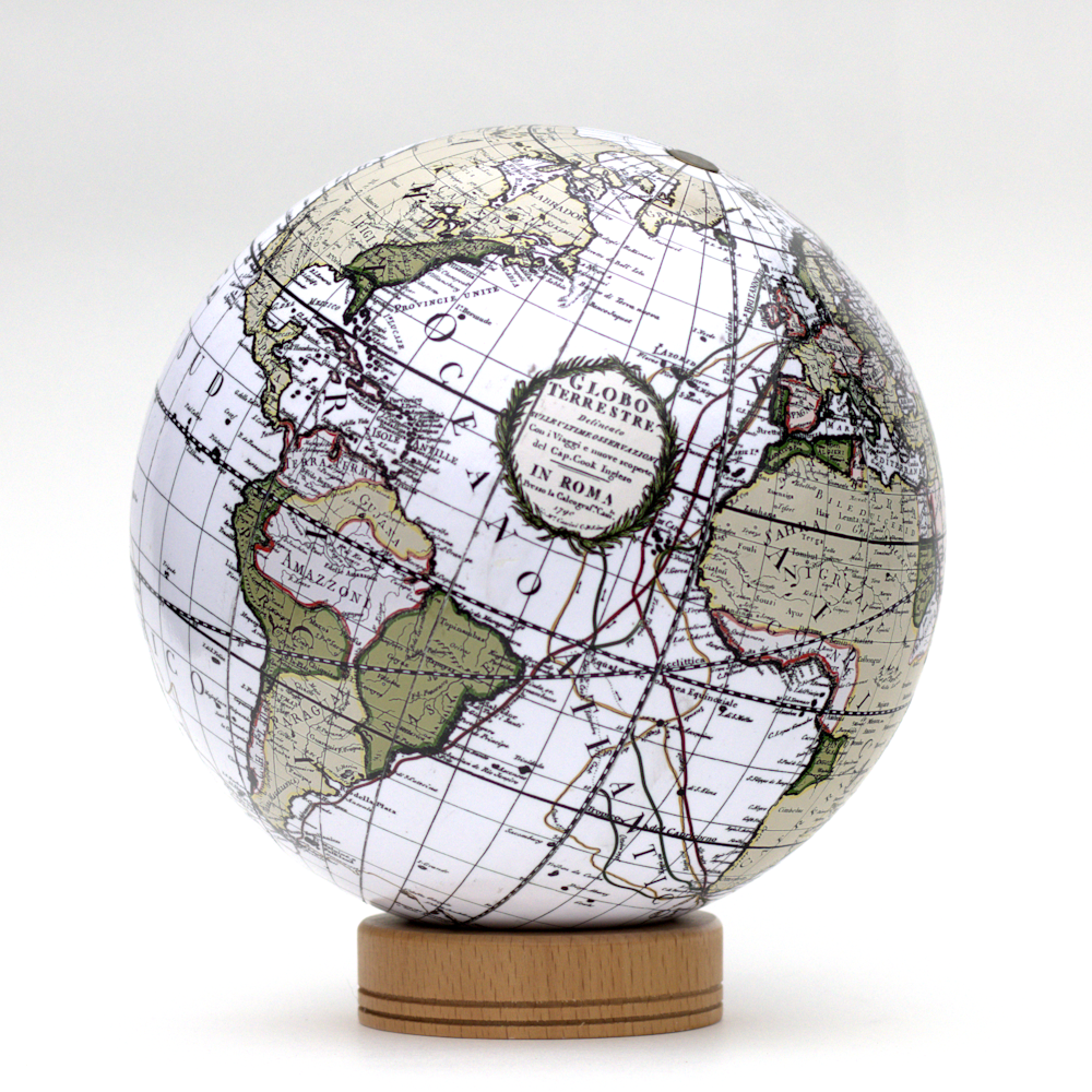 Cassini, globe, globes, desktop globe, vintage globe, vintage map, historical globe, world globe, earth globe, terrestrial globe, handmade globe, 8" globe, 6" globe